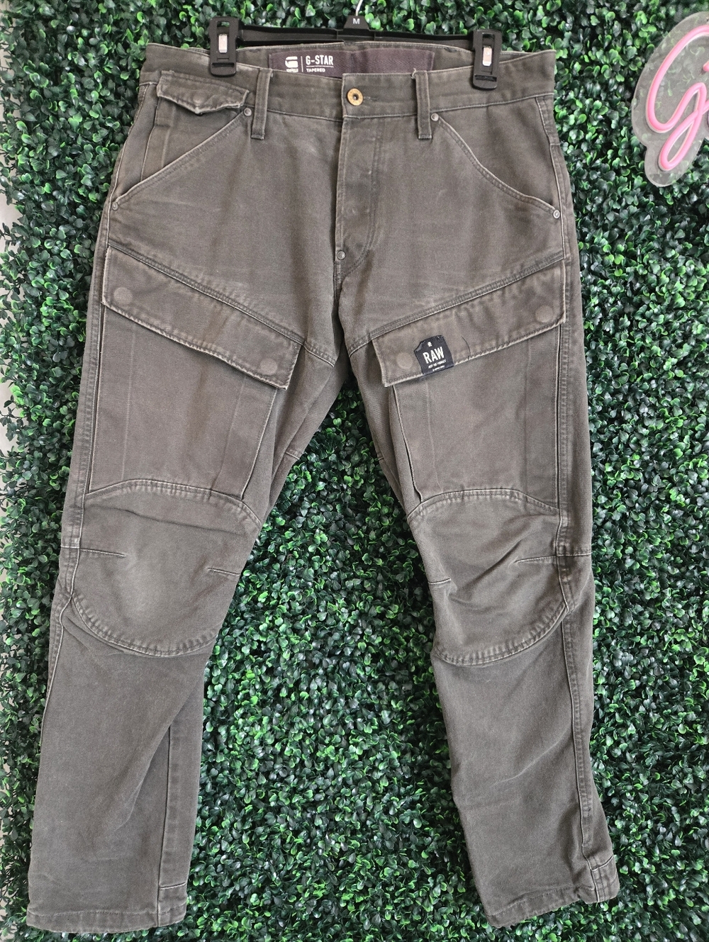 G-Star Raw Tapered Front Cargo Jeans Pants 32 30